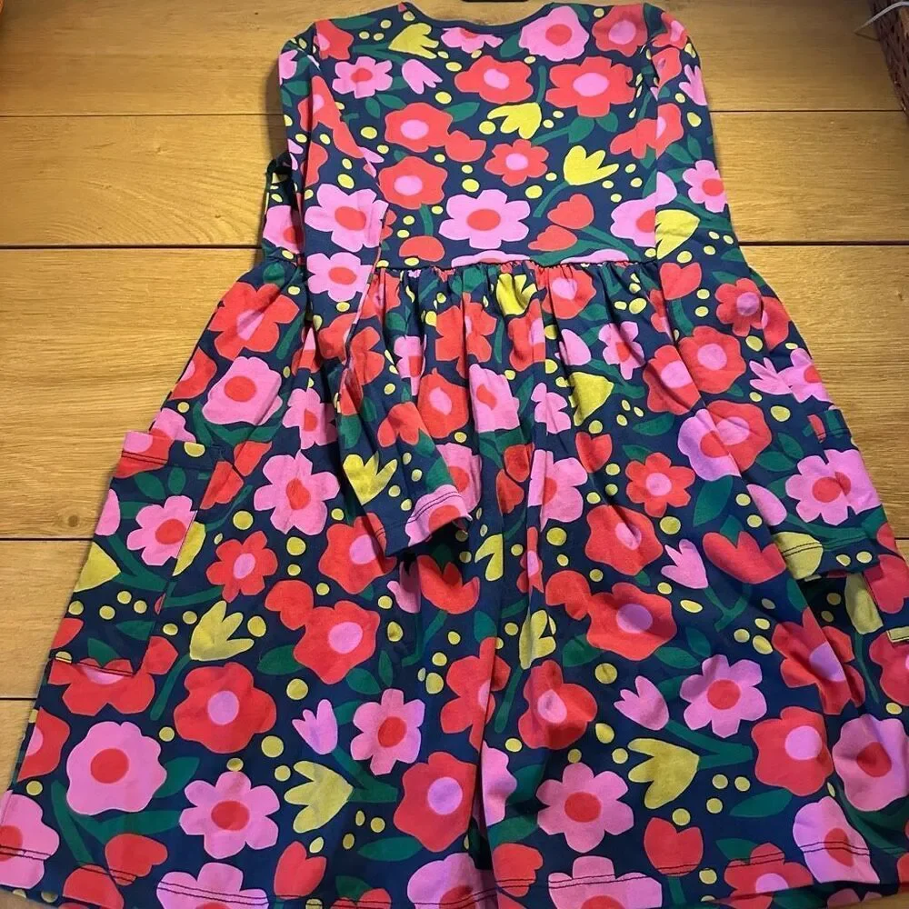 Hanna Andersson Rose Posey floral dress 12 - Picture 8 of 8
